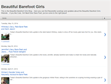 Tablet Screenshot of beautifulbarefootgirls.blogspot.com