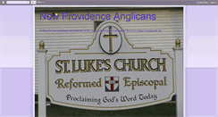 Desktop Screenshot of newprovidenceanglicans.blogspot.com