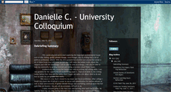 Desktop Screenshot of dmcunivcoll.blogspot.com