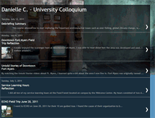 Tablet Screenshot of dmcunivcoll.blogspot.com