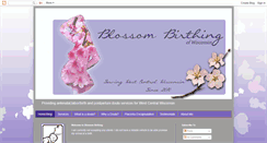 Desktop Screenshot of blossombirthing.blogspot.com