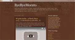 Desktop Screenshot of byebyemorato.blogspot.com