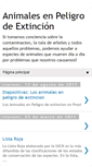 Mobile Screenshot of extinsiondeanimales.blogspot.com