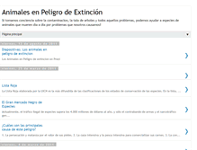 Tablet Screenshot of extinsiondeanimales.blogspot.com