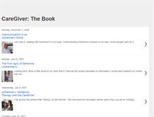 Tablet Screenshot of caregiverthebook.blogspot.com