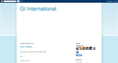 Desktop Screenshot of giinternational.blogspot.com