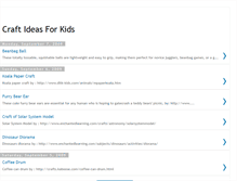 Tablet Screenshot of craftideasforkidsinfo.blogspot.com