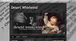 Desktop Screenshot of desertwhirlwind.blogspot.com