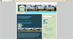 Desktop Screenshot of islamicuniversitybd.blogspot.com