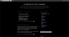 Desktop Screenshot of odepositodosfundos.blogspot.com