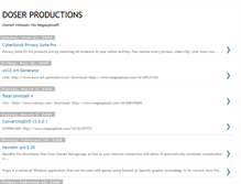 Tablet Screenshot of doserproductions.blogspot.com