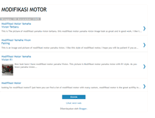 Tablet Screenshot of modifikasimotor-234.blogspot.com