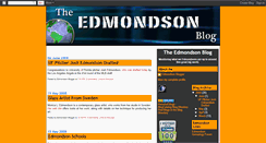 Desktop Screenshot of edmondsonblog.blogspot.com