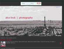 Tablet Screenshot of alicelinckfotografia.blogspot.com