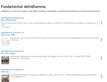 Tablet Screenshot of fundamentalabhidhamma.blogspot.com