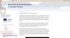 Desktop Screenshot of kolegiumeuropejskie.blogspot.com