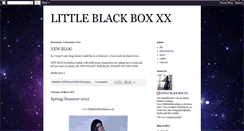 Desktop Screenshot of littleblackboxxx.blogspot.com