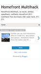 Mobile Screenshot of homefrontmultihackingsource.blogspot.com