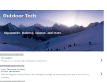 Tablet Screenshot of outdoortech.blogspot.com