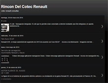 Tablet Screenshot of cotecrenault.blogspot.com