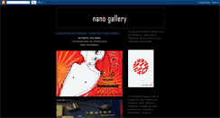 Desktop Screenshot of nano-gallery.blogspot.com