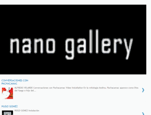 Tablet Screenshot of nano-gallery.blogspot.com