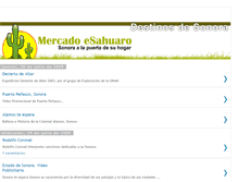 Tablet Screenshot of destinosdesonora.blogspot.com