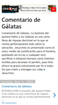 Mobile Screenshot of comentariodegalatassalvacionporgracia.blogspot.com