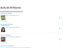 Tablet Screenshot of blogdepetrolina.blogspot.com