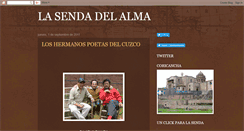 Desktop Screenshot of lasendadelalma.blogspot.com