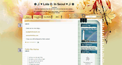 Desktop Screenshot of lola-o-in-seoul.blogspot.com