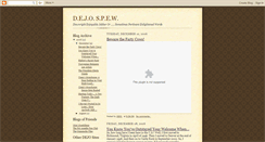 Desktop Screenshot of dejospew.blogspot.com
