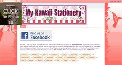 Desktop Screenshot of kawaiistationery.blogspot.com