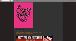 Desktop Screenshot of crazypussy2009.blogspot.com