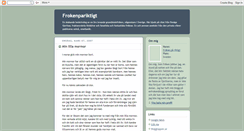 Desktop Screenshot of enfrokensblogg.blogspot.com