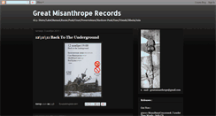 Desktop Screenshot of greatmisanthrope.blogspot.com