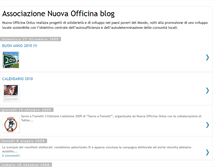 Tablet Screenshot of nuovaofficinaonlus.blogspot.com