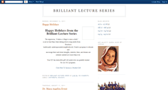 Desktop Screenshot of brilliantlectures.blogspot.com