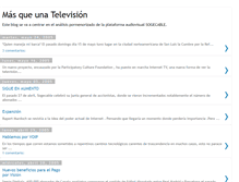 Tablet Screenshot of masqueunatv.blogspot.com