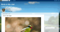 Desktop Screenshot of birding-dollylaishram.blogspot.com