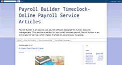 Desktop Screenshot of payrollbuilder.blogspot.com