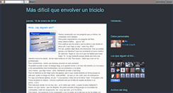 Desktop Screenshot of masdificilqueenvolver1triciclo.blogspot.com