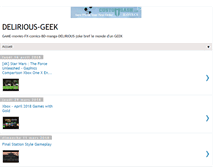 Tablet Screenshot of delirious-geek.blogspot.com