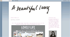 Desktop Screenshot of abeautifulliving.blogspot.com