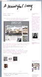 Mobile Screenshot of abeautifulliving.blogspot.com
