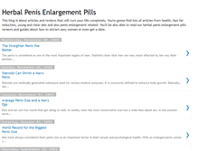 Tablet Screenshot of herbal-penis-enlargement-pill.blogspot.com