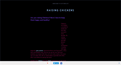 Desktop Screenshot of how-to-raise--chickens.blogspot.com