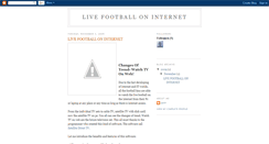 Desktop Screenshot of live-football-on-internet.blogspot.com