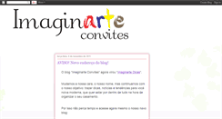 Desktop Screenshot of imaginarteconvites1.blogspot.com