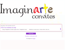 Tablet Screenshot of imaginarteconvites1.blogspot.com